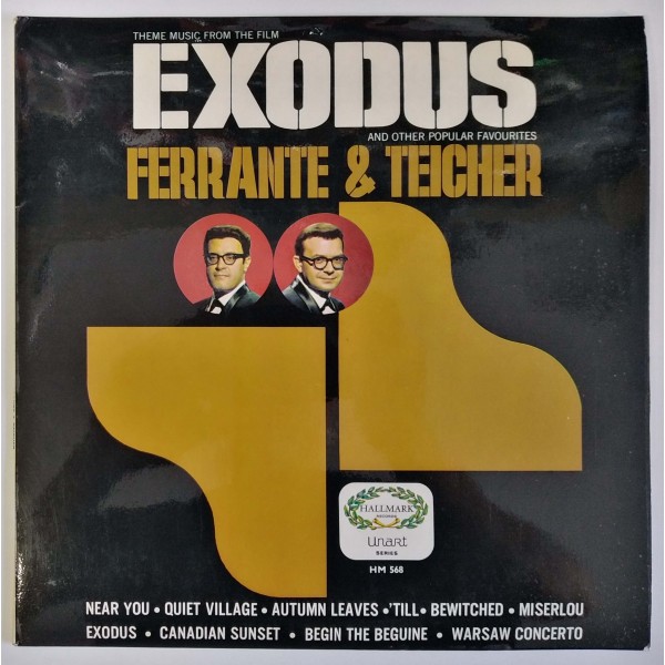 Ferrante & Teicher - Theme Music From The Film Exodus And Other Popular Favourites