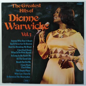 Dionne Warwicke - The Greatest Hits Of Dionne Warwicke Vol. 3