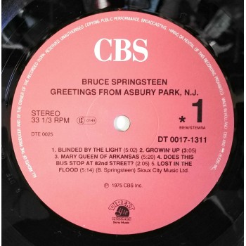 Bruce Springsteen - Greetings From Asbury Park, N.J.